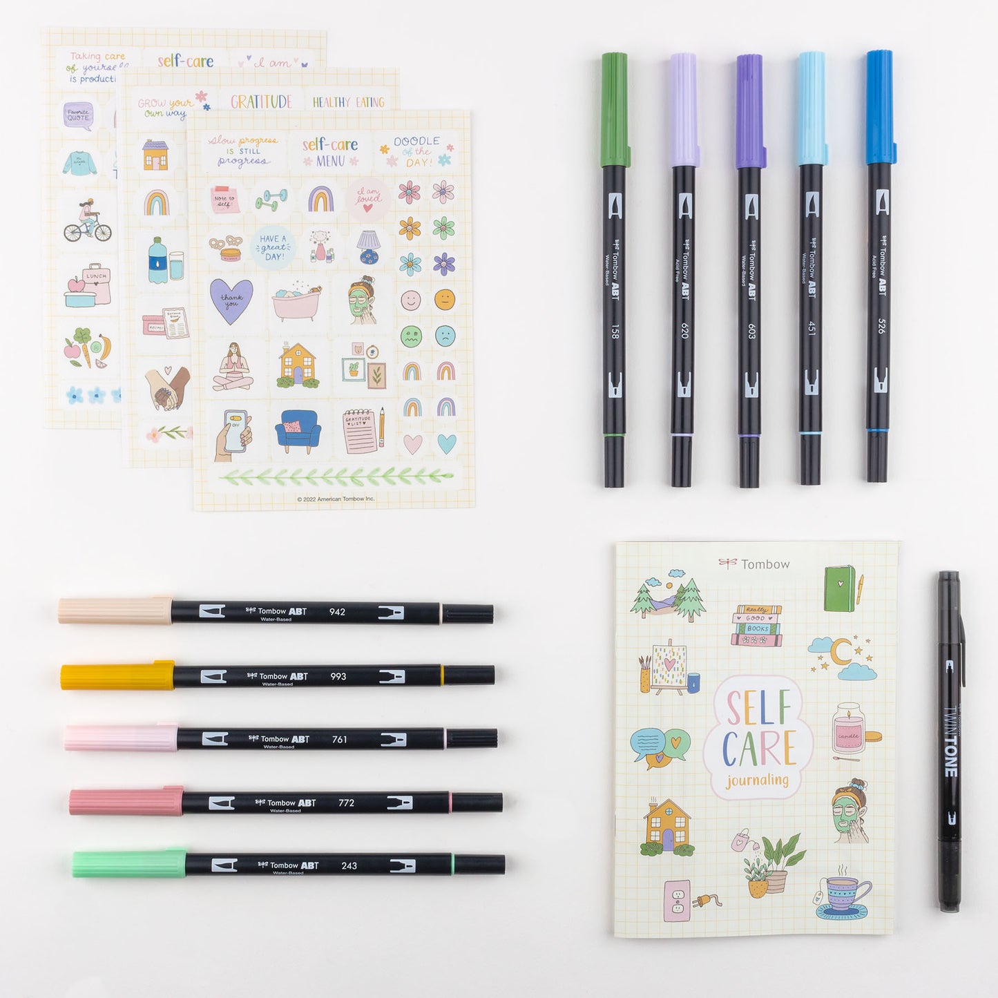 TOMBOW SELF CARE JOURNALING KIT