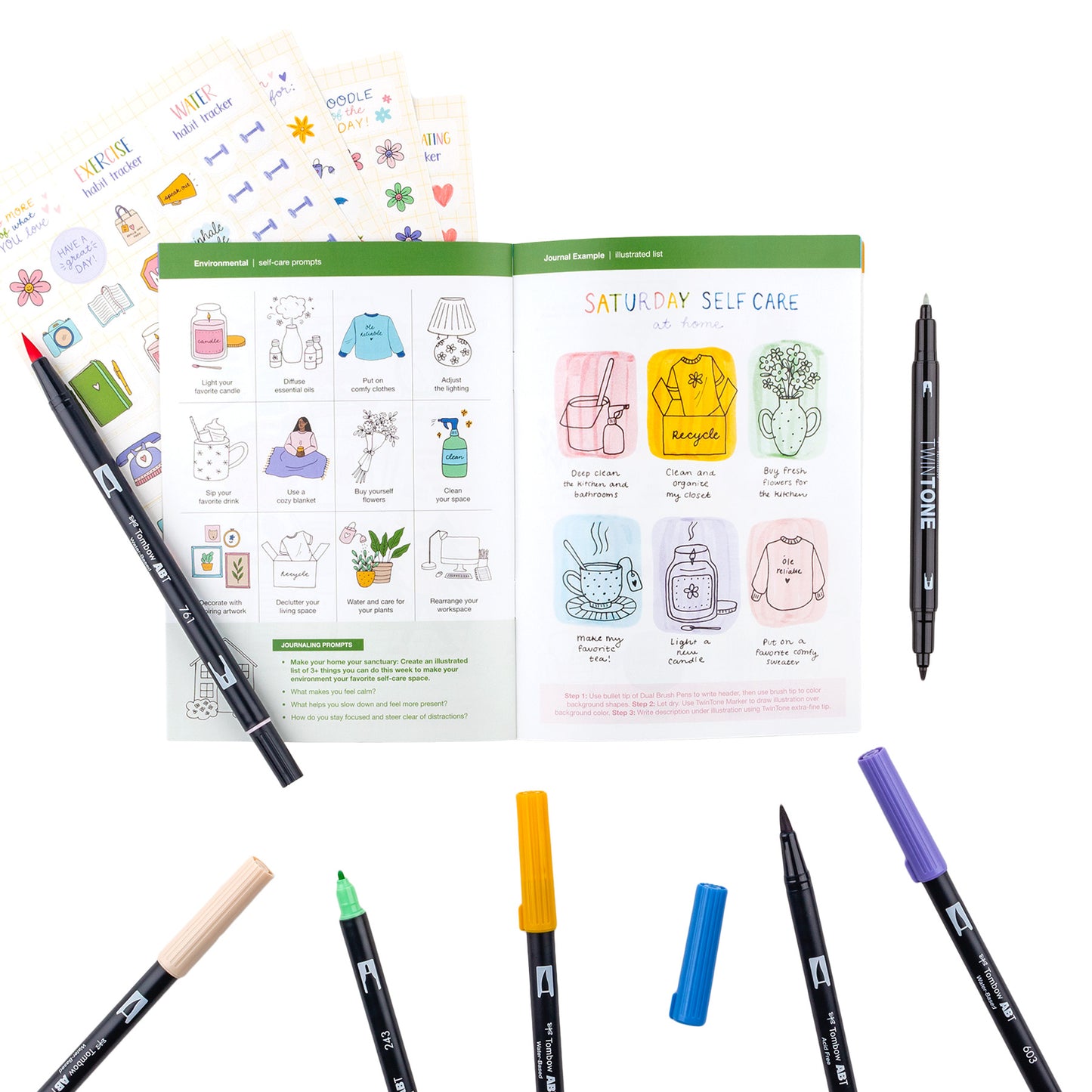 TOMBOW SELF CARE JOURNALING KIT