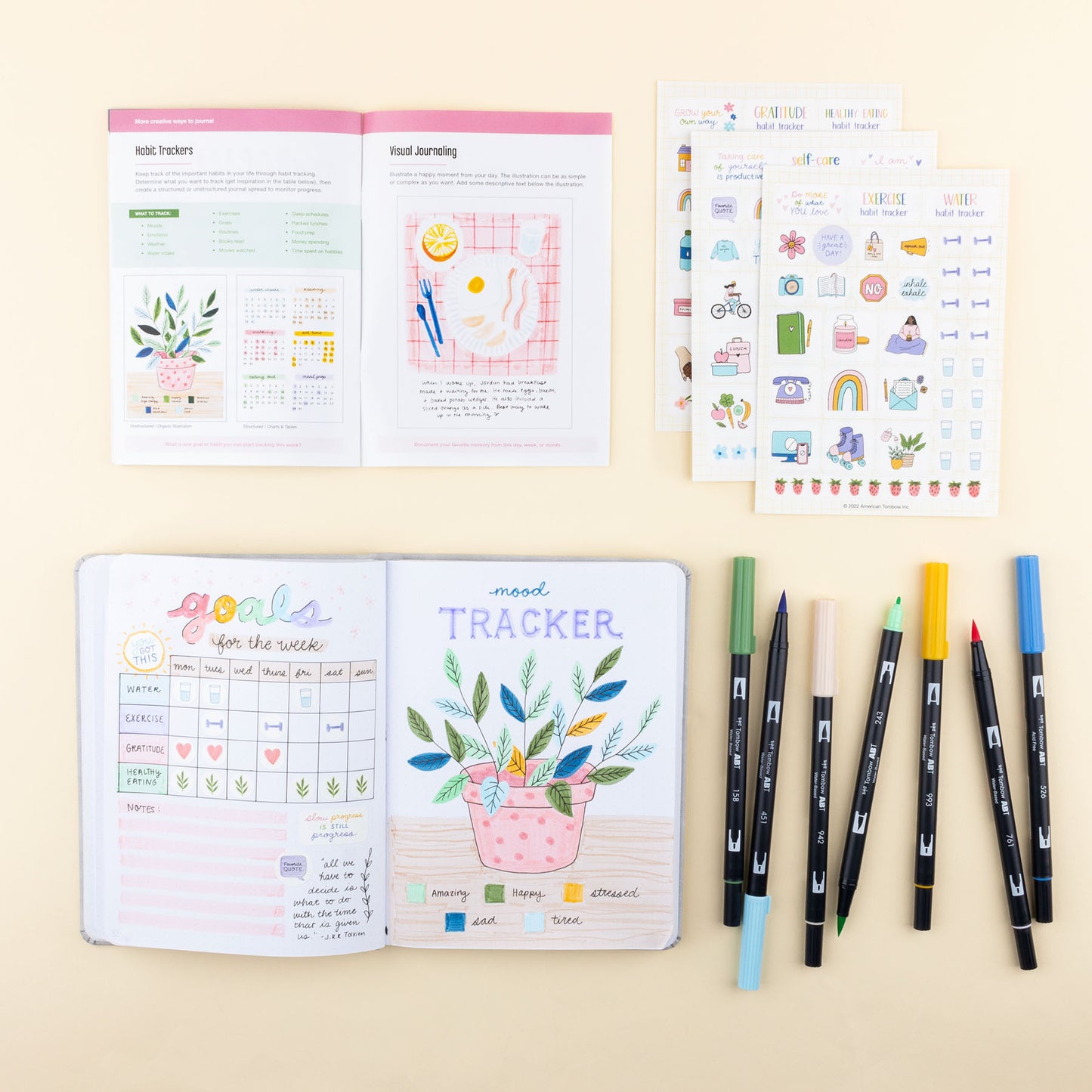 TOMBOW SELF CARE JOURNALING KIT
