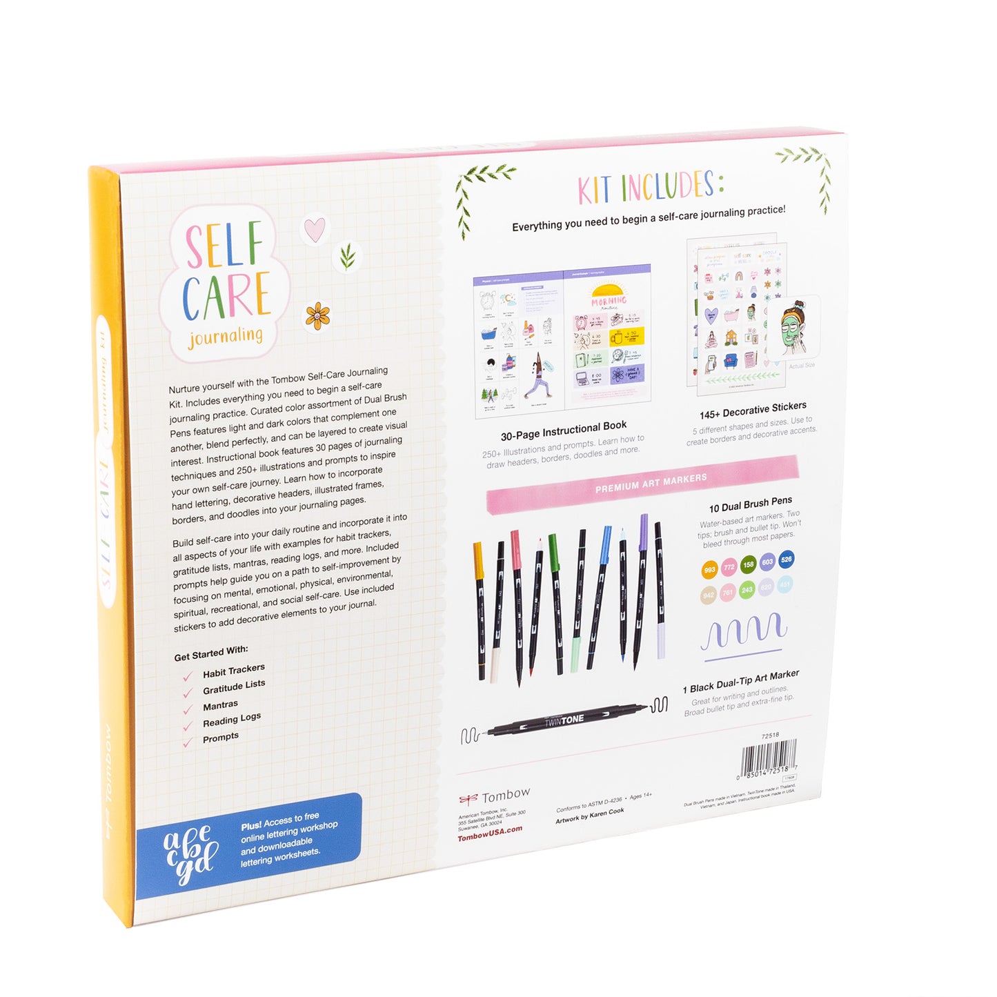 TOMBOW SELF CARE JOURNALING KIT