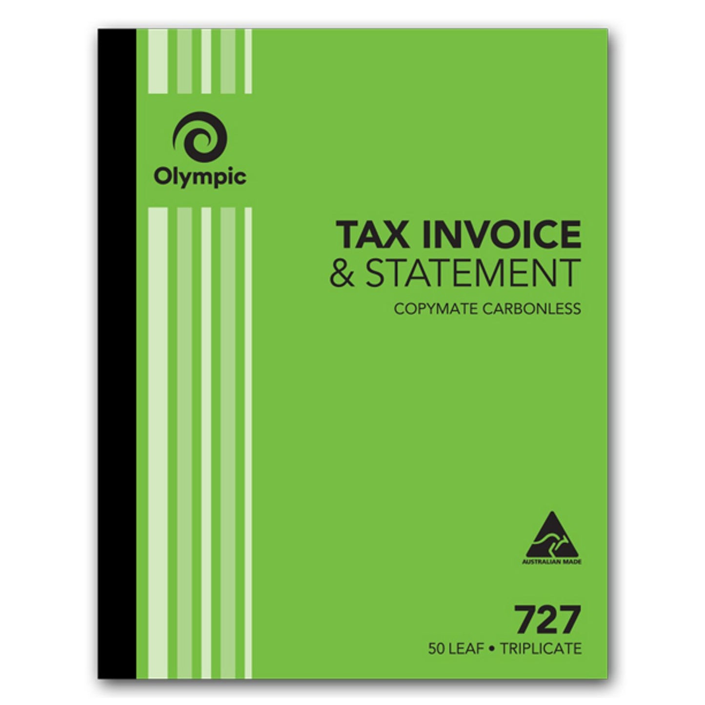INV/STAT BOOK OLYMPIC FSC 727 TRIP C/LESS 10X8 50LF