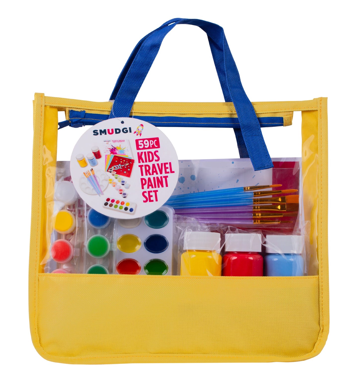 SMUDGI KIDS TRAVEL PAINTING SET WITH CARRY BAG