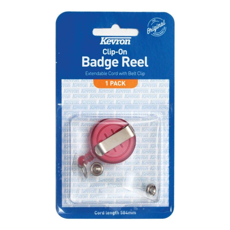 BADGE KEVRON CLIP ON REEL