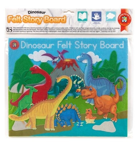 LEARNING CAN BE FUN FELT STORY BOARD- DINOSAUR