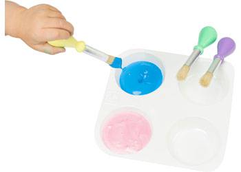 EC FIRST CREATIONS EASY GRIP PAINT BRUSHES