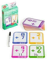 LEARNING CAN BE FUN WRITE & WIPE FLASH CARDS- ADDITION
