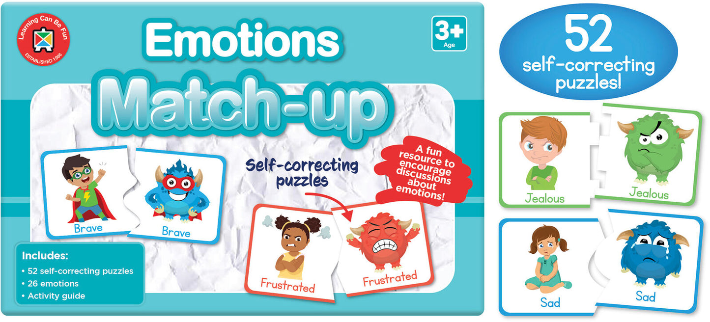 LEARNING CAN BE FUN EMOTIONS MATCH-UP