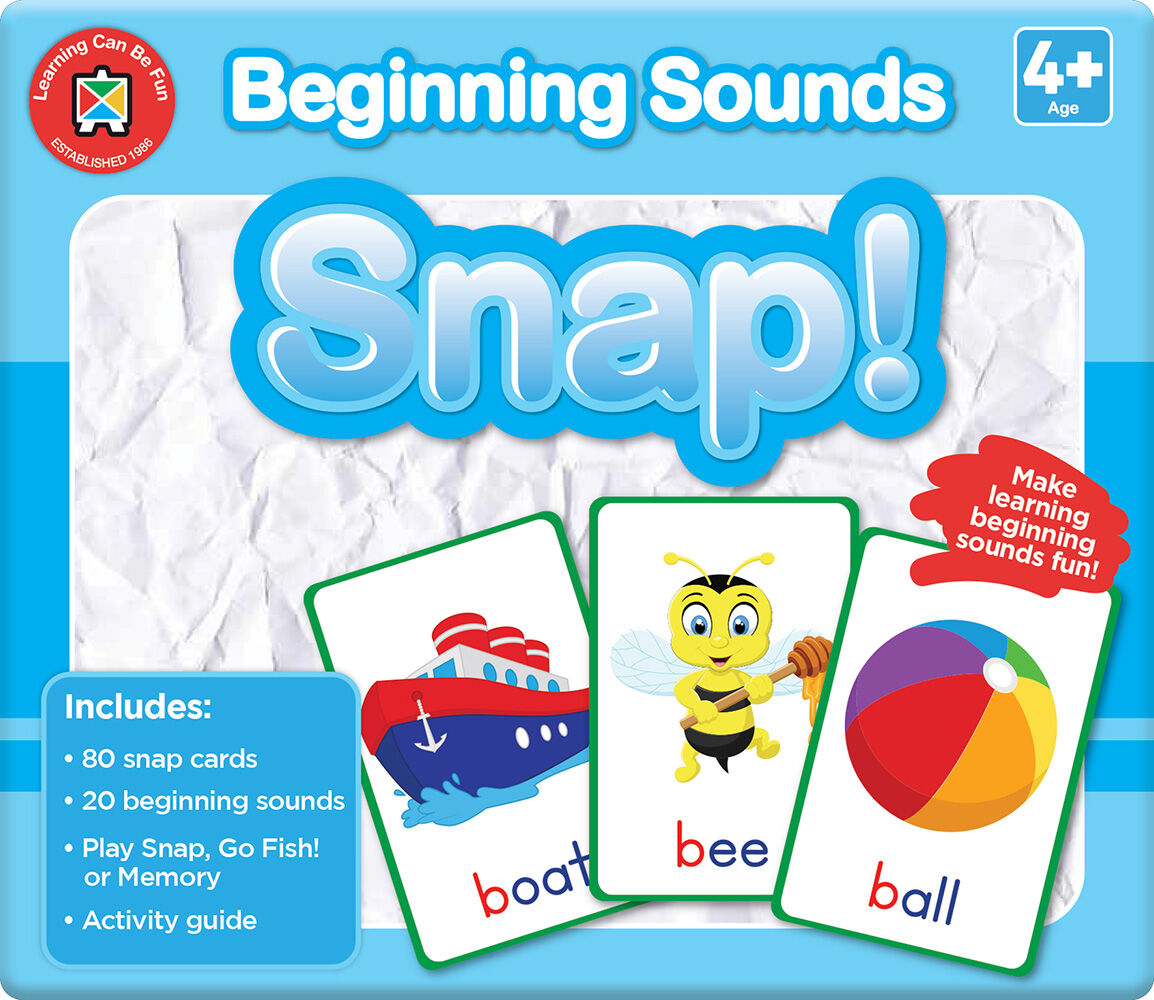 LEARNING CAN BE FUN BEGINNING SOUNDS SNAP
