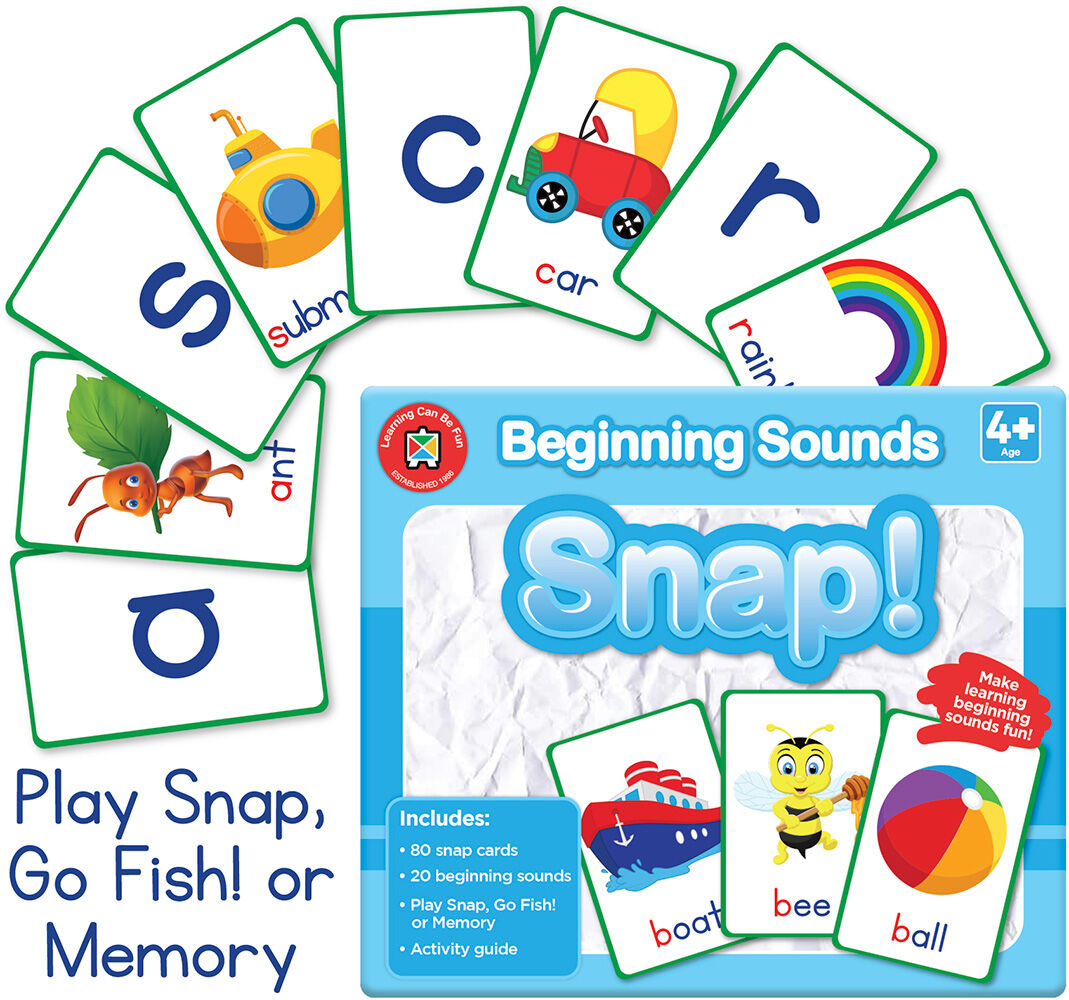 LEARNING CAN BE FUN BEGINNING SOUNDS SNAP