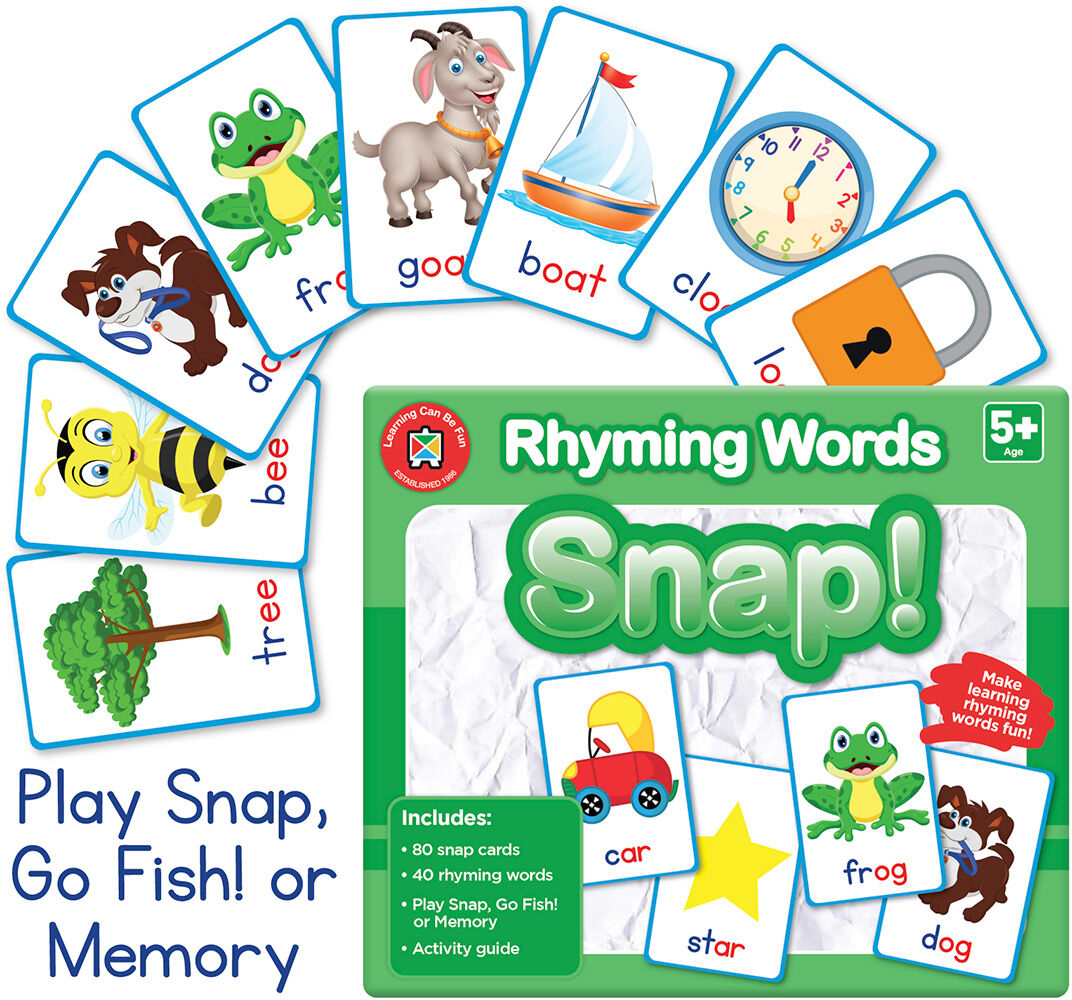 LEARNING CAN BE FUN RHYMING WORDS SNAP