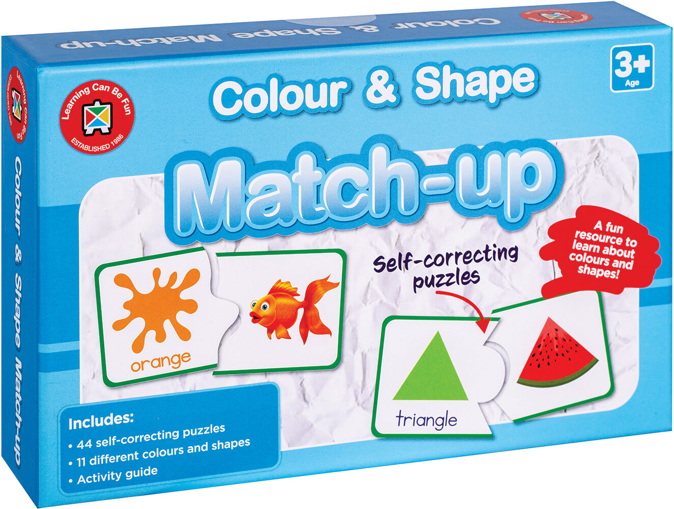 LEARNING CAN BE FUN- COLOUR & SHAPE MATCH-UP