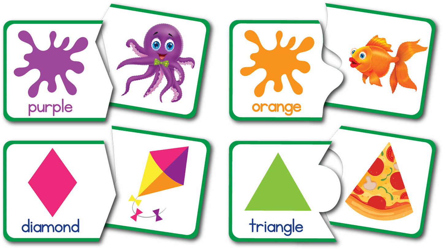 LEARNING CAN BE FUN- COLOUR & SHAPE MATCH-UP