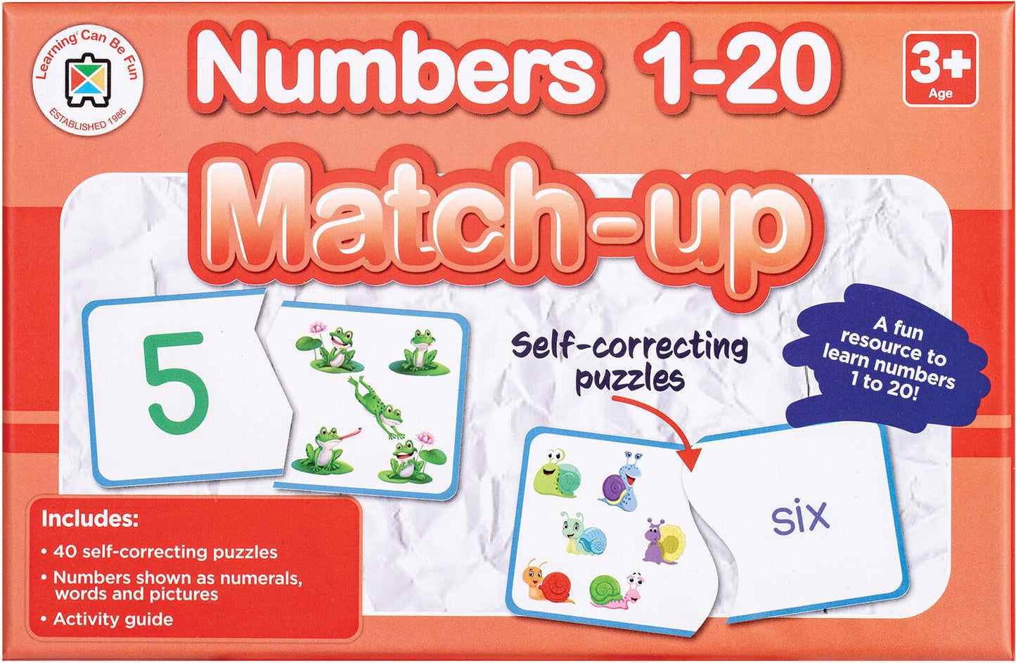 LEARNING CAN BE FUN- NUMBERS 1-20 MATCH-UP 2