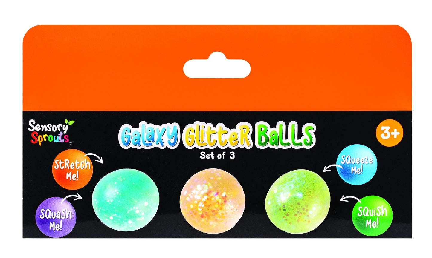 SENSORY SPROUTS GALAXY GLITTER BALLS
