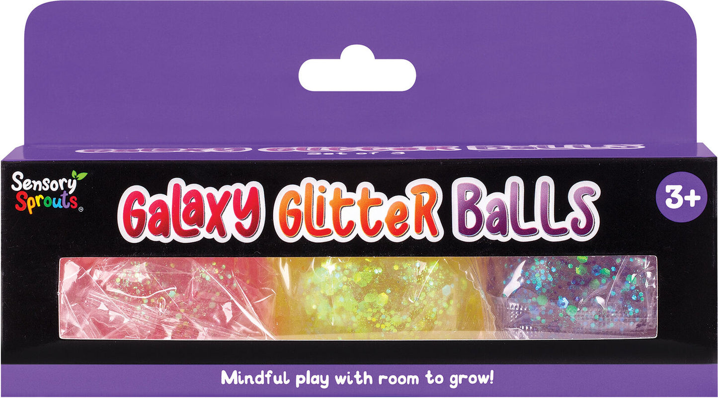 SENSORY SPROUTS GALAXY GLITTER BALLS