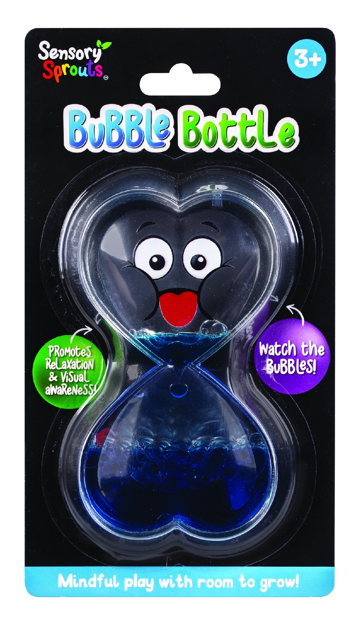 SENSORY SPROUTS BUBBLE BOTTLE BLUE