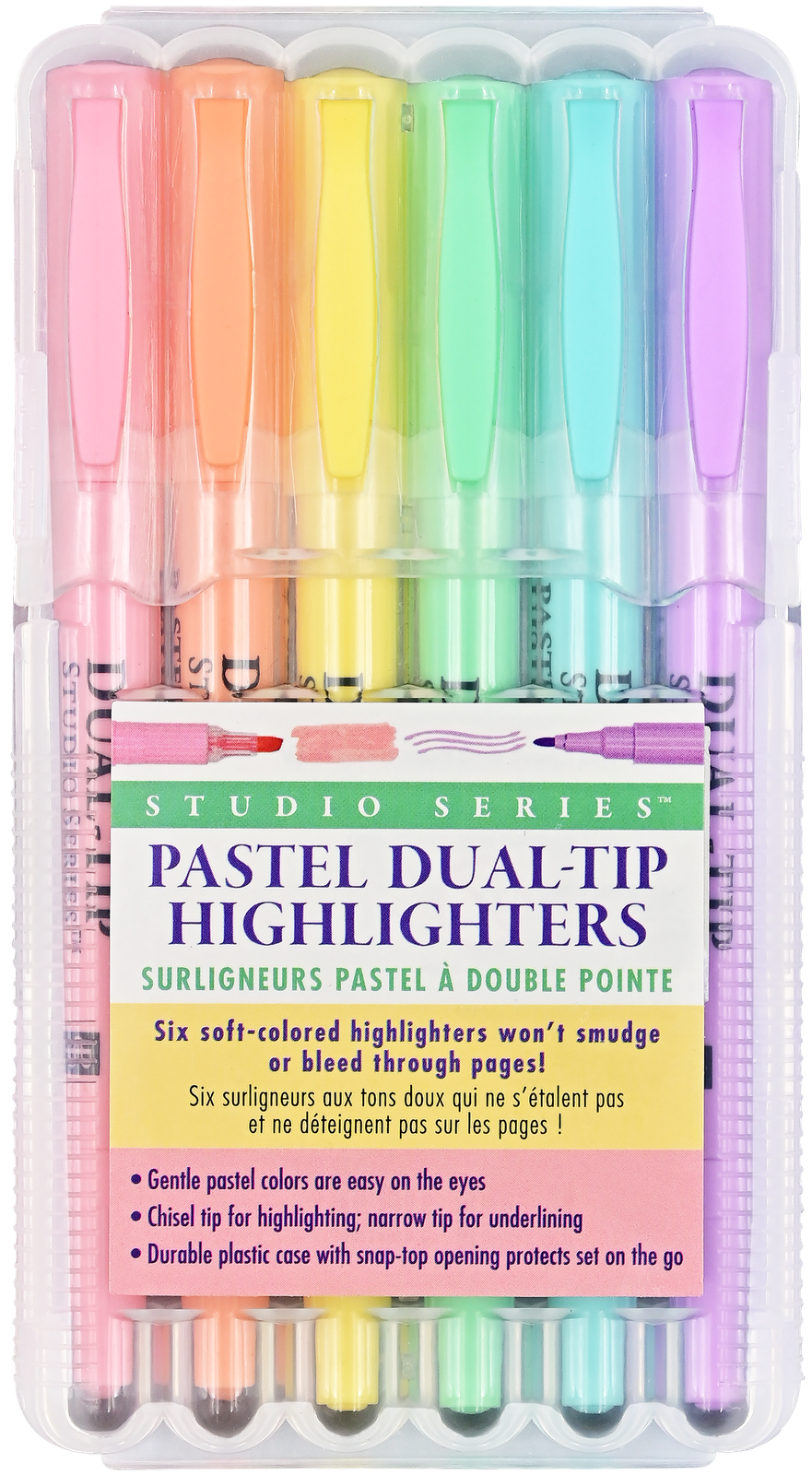 STUDIO SERIES PASTEL DUAL TIP HIGHLIGHTERS 6 PACK