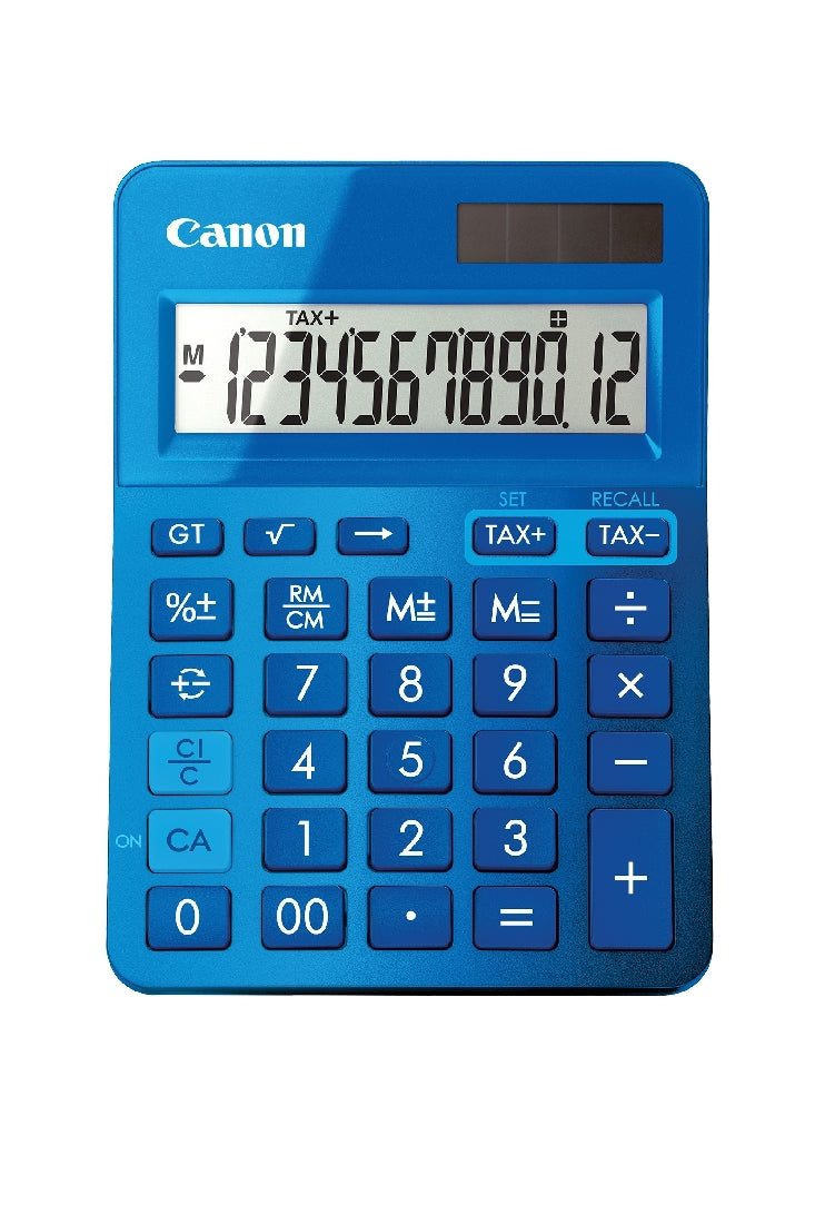 CALCULATOR CANNON MINI DESKTOP LS-123K BLUE