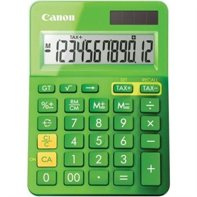 CALCULATOR CANNON MINI DESKTOP 145x104x25MM GREEN