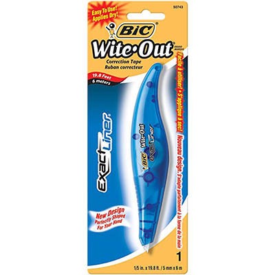 CORRECTION TAPE BIC WITE-OUT EXACT LINER 5MMX6M