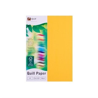 QUILL PAPER A4 80GSM SUNSHINE
