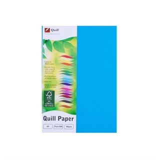 PAPER QUILL A4 80GSM MARINE BLUE PK500
