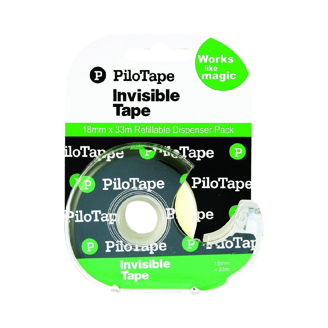 PILOTAPE INVISIBLE 18MM X 33MM DISPENSER
