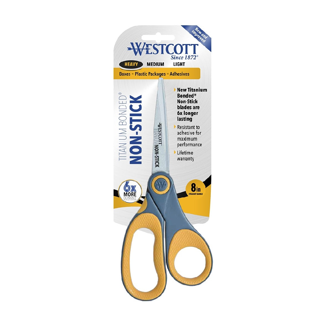 WESTCOTT TITANIUM NON STICK SCISSORS 8"