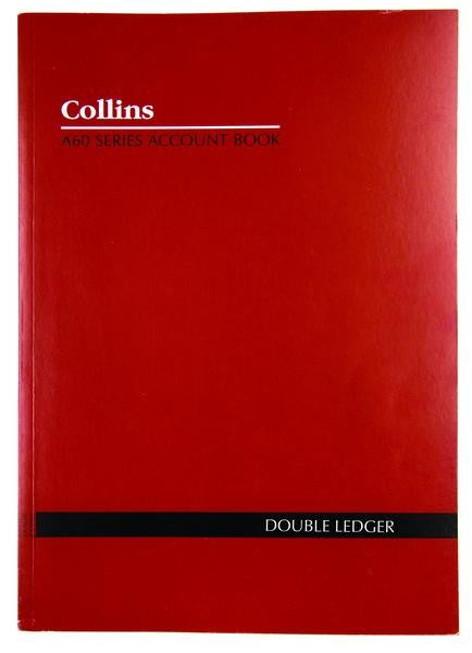 ACCOUNT BOOK COLLINS A60 DOUBLE LEDGER