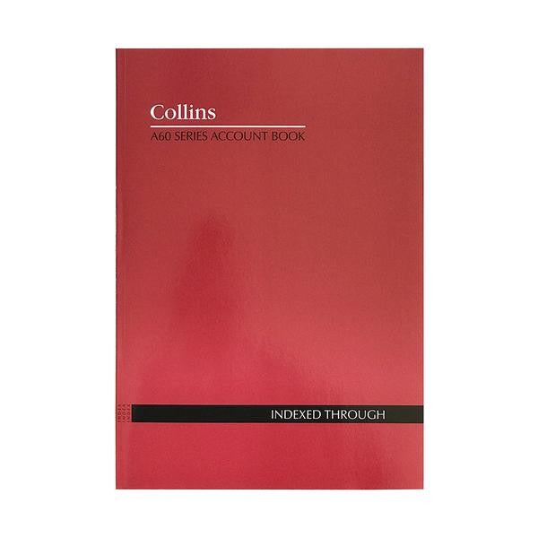 ACCOUNT BOOK COLLINS A60 INDEX/THROUGH