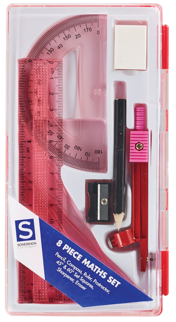 MATHS SET GNS BASIC 8 PCE