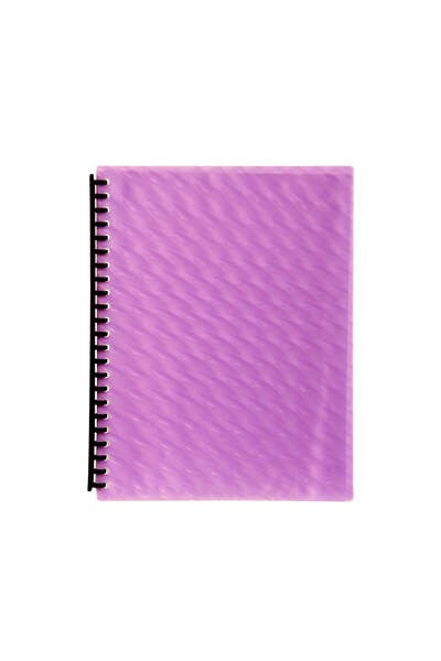 DISPLAY BOOK GNS A4 REFILLABLE GLOSS PURPLE 20P