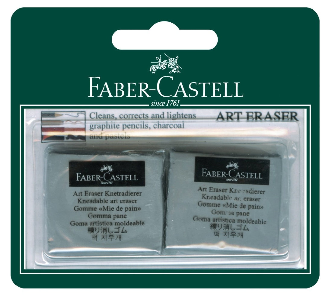 ERASER KNEADABLE FABER-CASTELL PACK 2