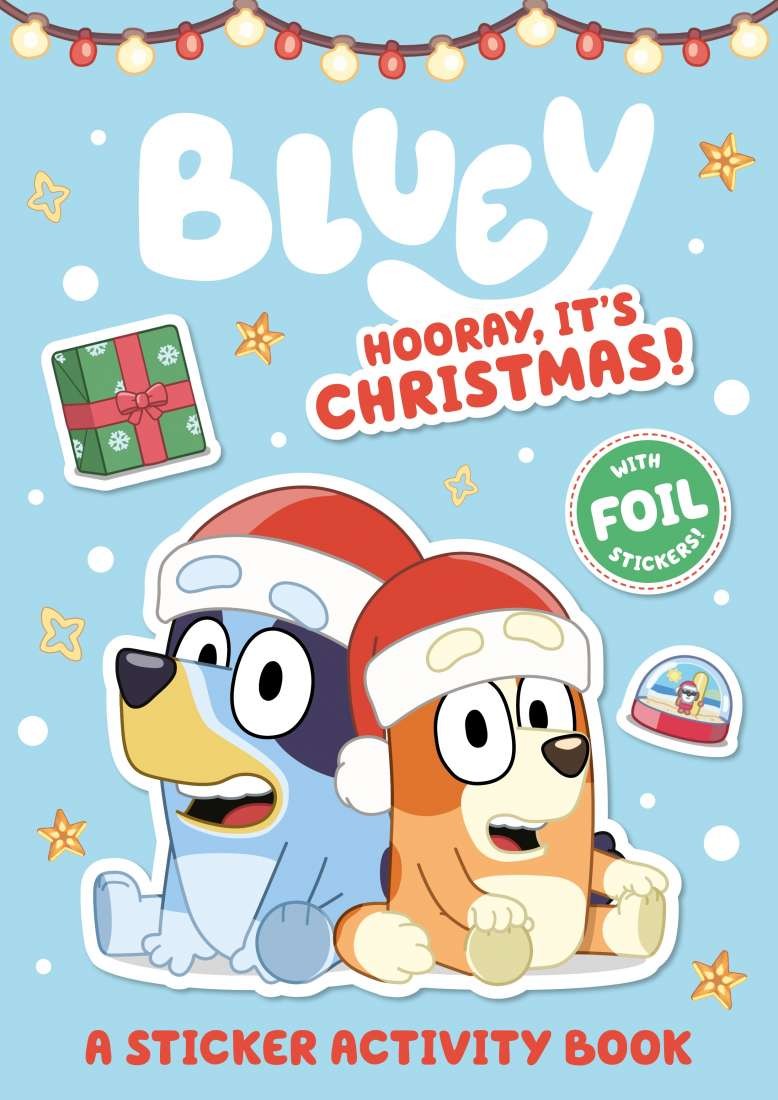 BLUEY: HOORAY, ITS CHRISTMAS: A STICKER ACTIVITY BOOK