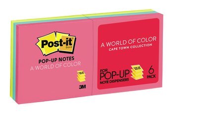NOTES POST-IT POP UP REFILL R330AN 73X73MM ASST
