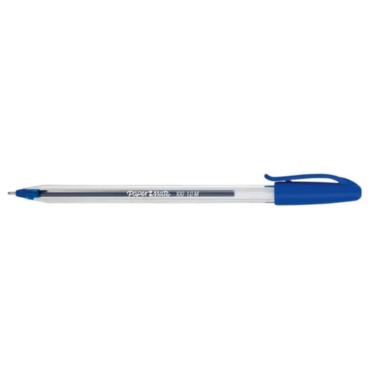 PAPERMATE INKJOY MEDIUM BLUE PEN BOX12
