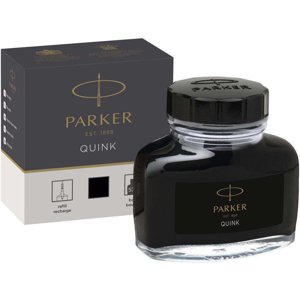 INK PARKER QUINK BOTTLE PERMANT BLUE/BLACK