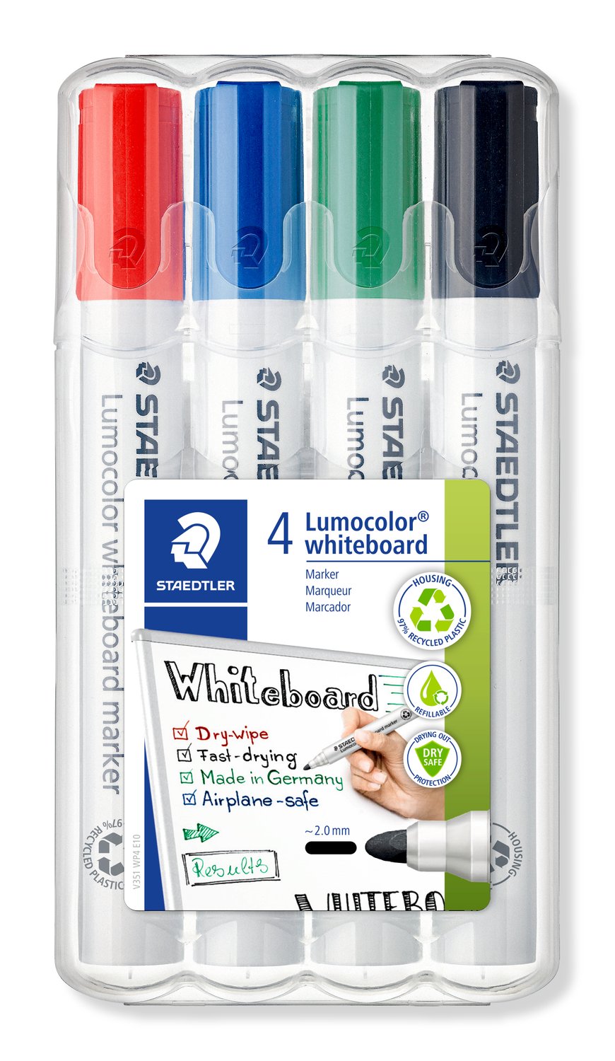 WHITEBOARD MARKERS STAEDTLER PK4