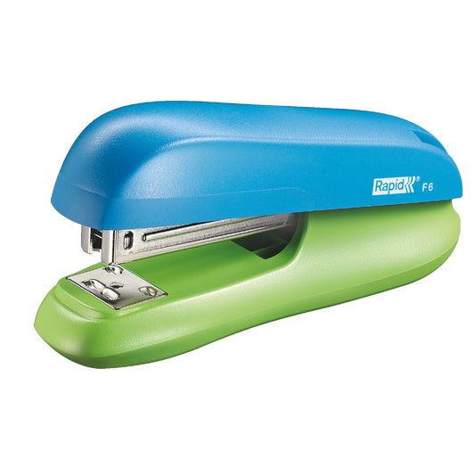 STAPLER RAPID F6 HALF STRIP FUNKY [CL:BLUE/GREEN]