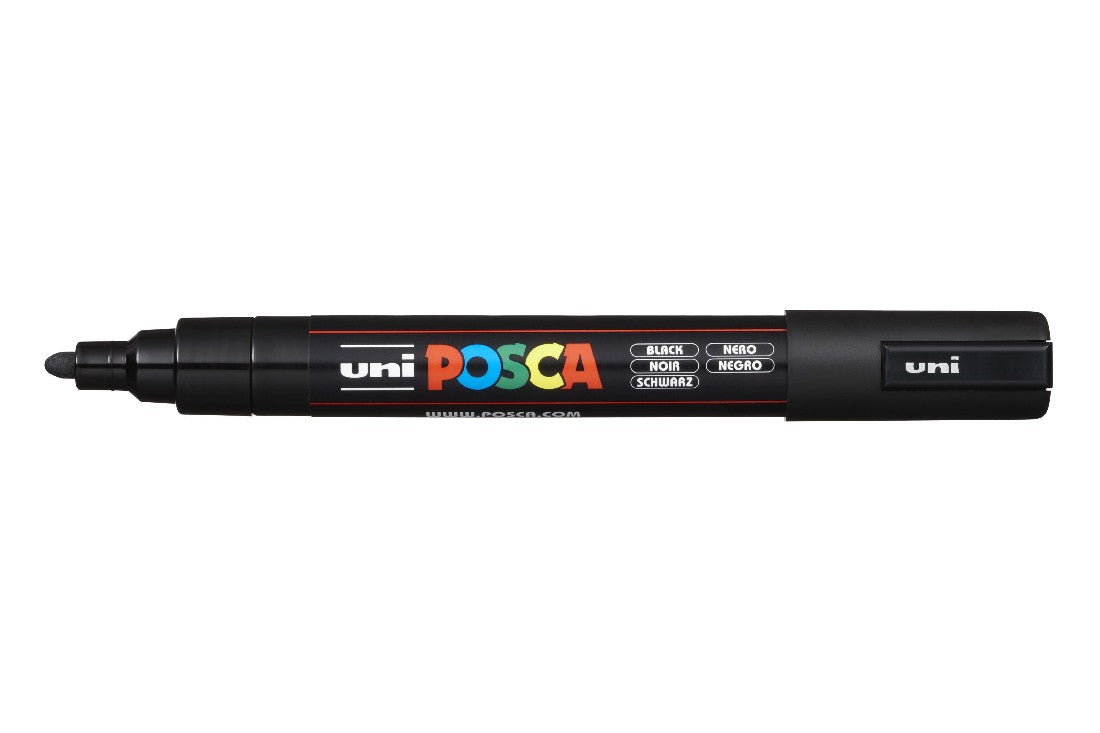 MARKER UNI POSCA PC5M BULLET TIP [CL:BLACK]