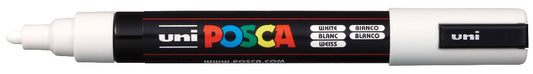 MARKER UNI POSCA PC5M BULLET TIP [CL:WHITE]