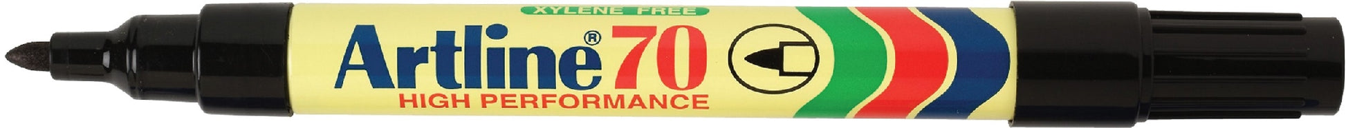 MARKER ARTLINE 70 PERMANENT 1.5MM BULLET NIB BLACK