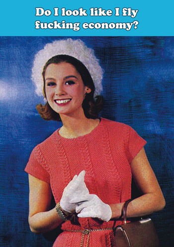 CARD DEAN MORRIS DO I LOOK AS IF I FLY ECONOMY