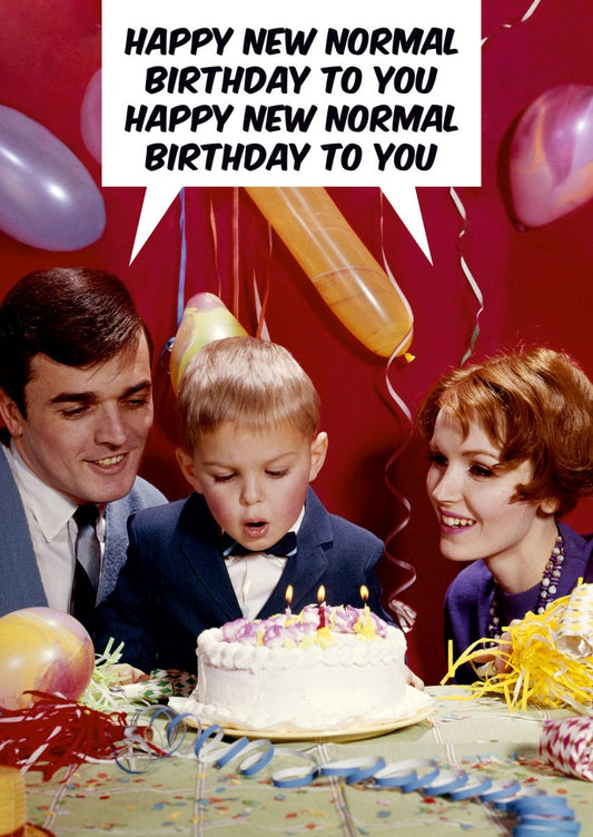 CARD DEAN MORRIS HAPPY NEW NORMAL BRTHDAY
