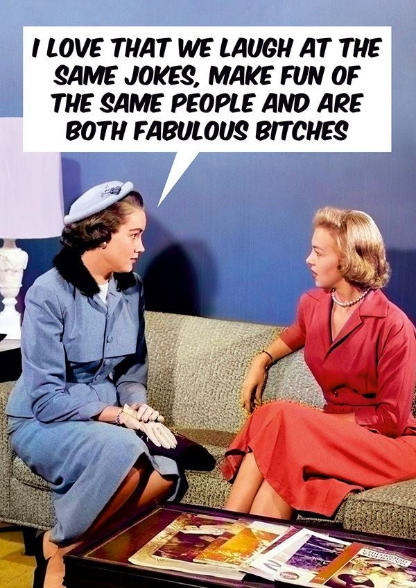 CARD DEAN MORRIS I LOVE THAT WE LAUGH