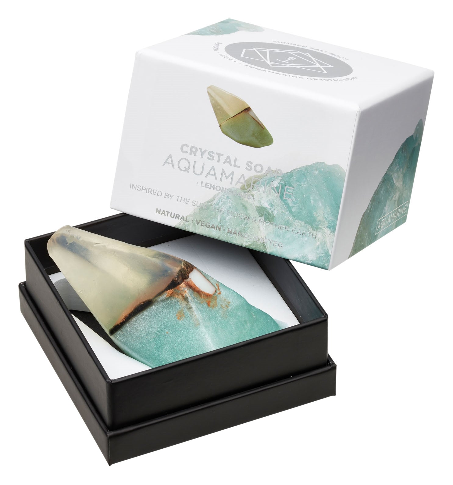 SUMMER SALT BODY CRYSTAL SOAP [DE:AQUAMARINE]