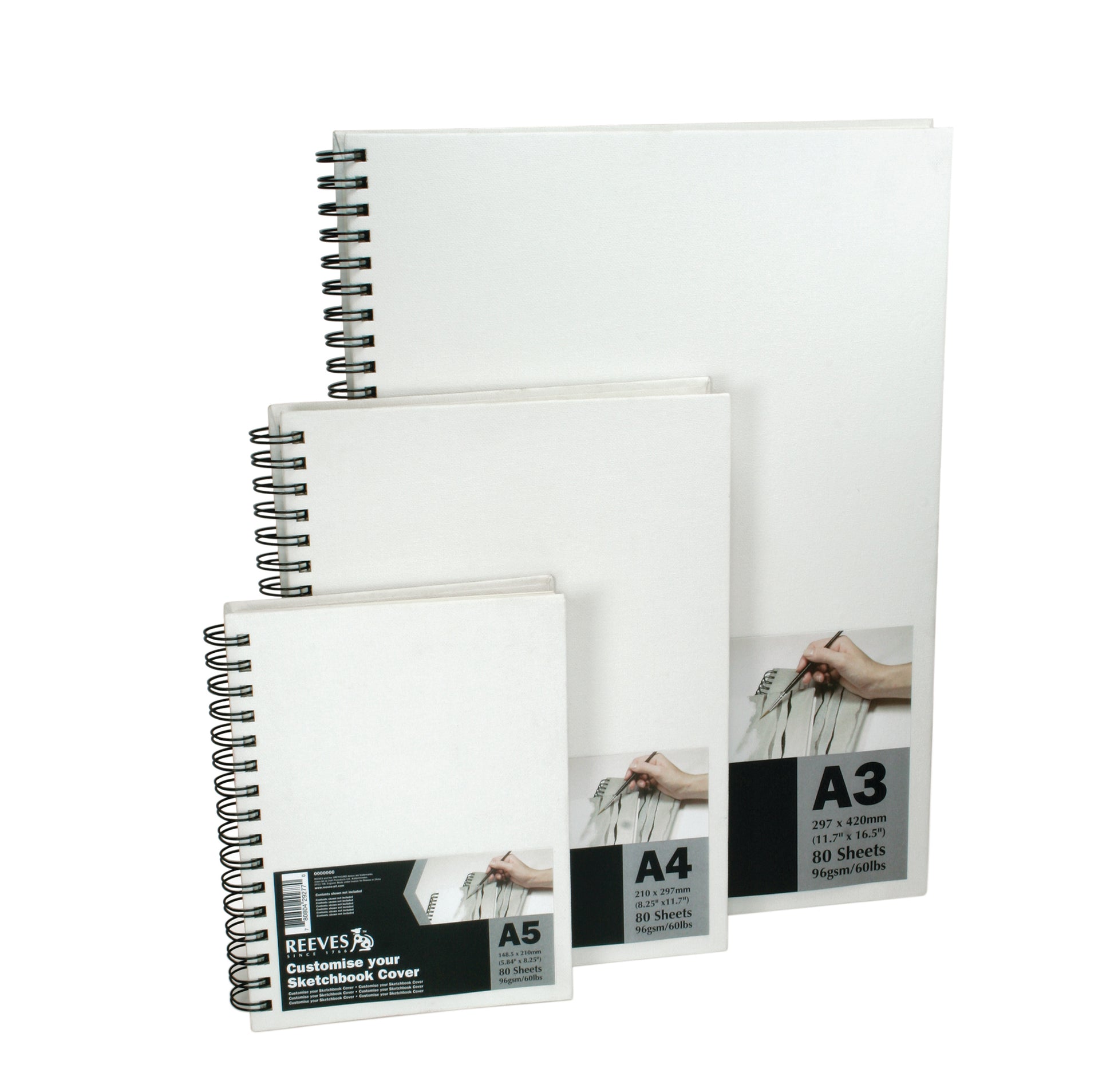 REEVES A4 SKETCHBOOK CANVAS COVER