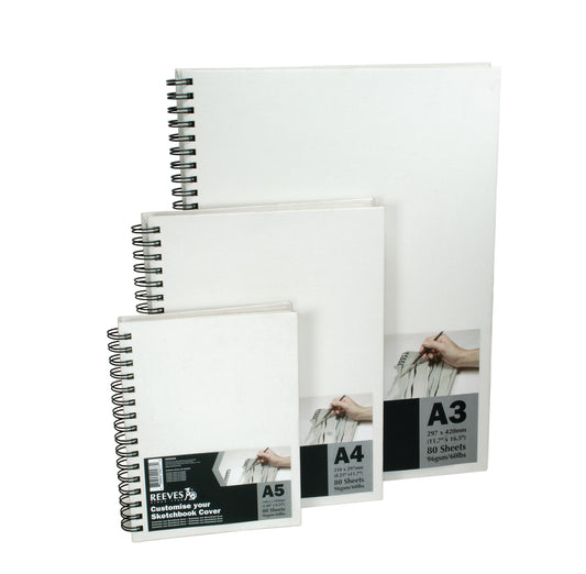 REEVES A4 SKETCHBOOK CANVAS COVER