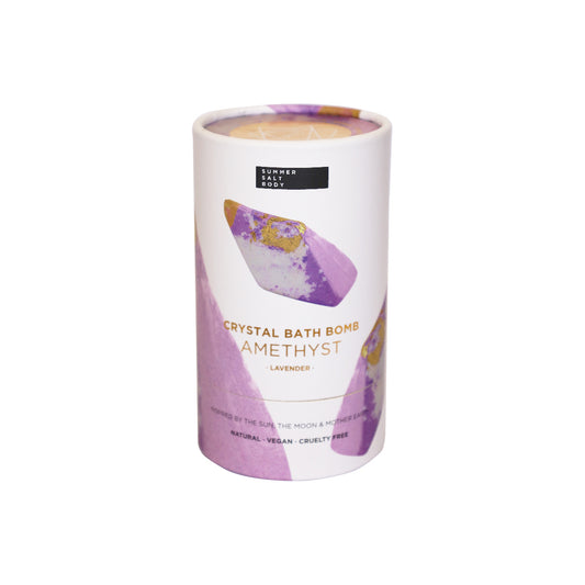 SUMMER SALT BODY CRYSTAL BATH BOMB [DE:ROSE QUARTZ]