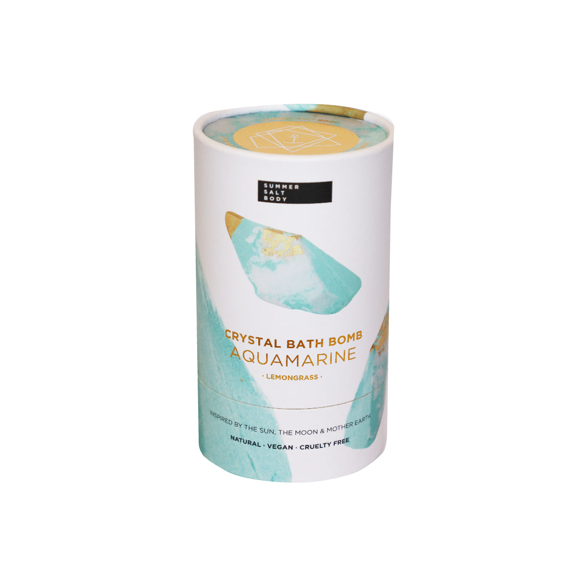 SUMMER SALT BODY CRYSTAL BATH BOMB [DE:AQUAMARINE]